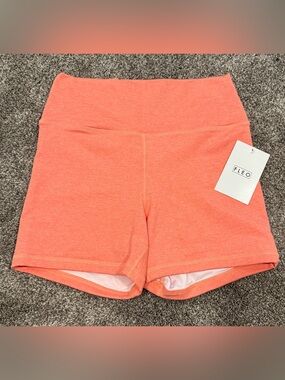 Fleo Women's Athletic Shorts in Coral NWT